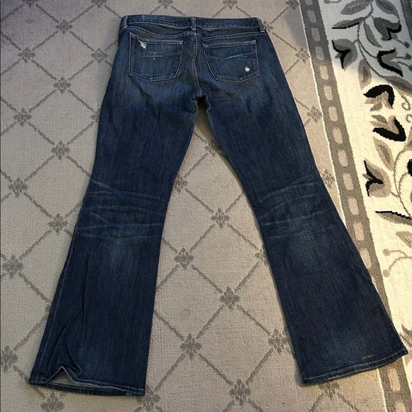 Levi's Deconstructed Dark Blue Sexy Boot Jeans - Picture 6 of 7